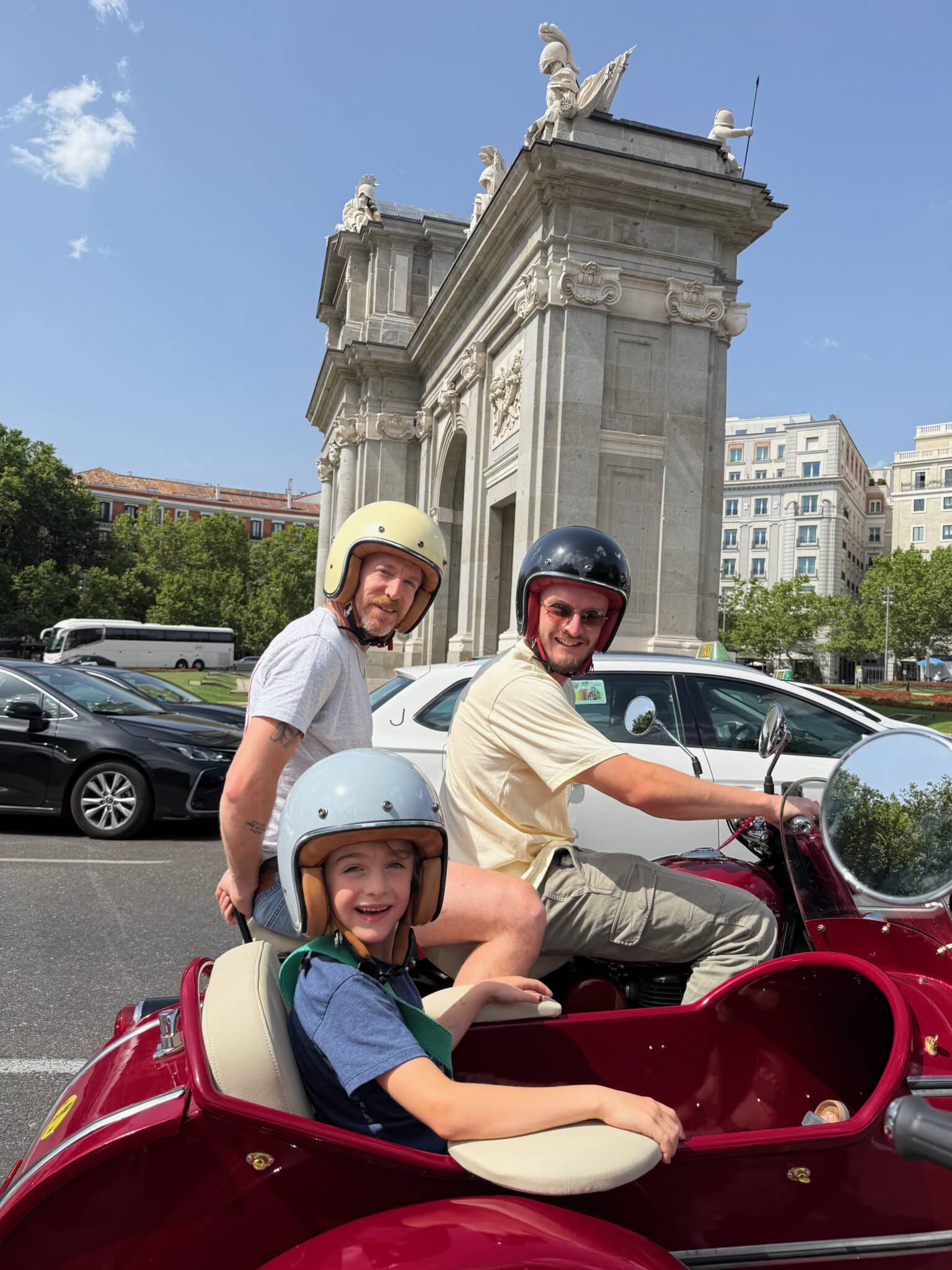 Sidecar tour of Madrid