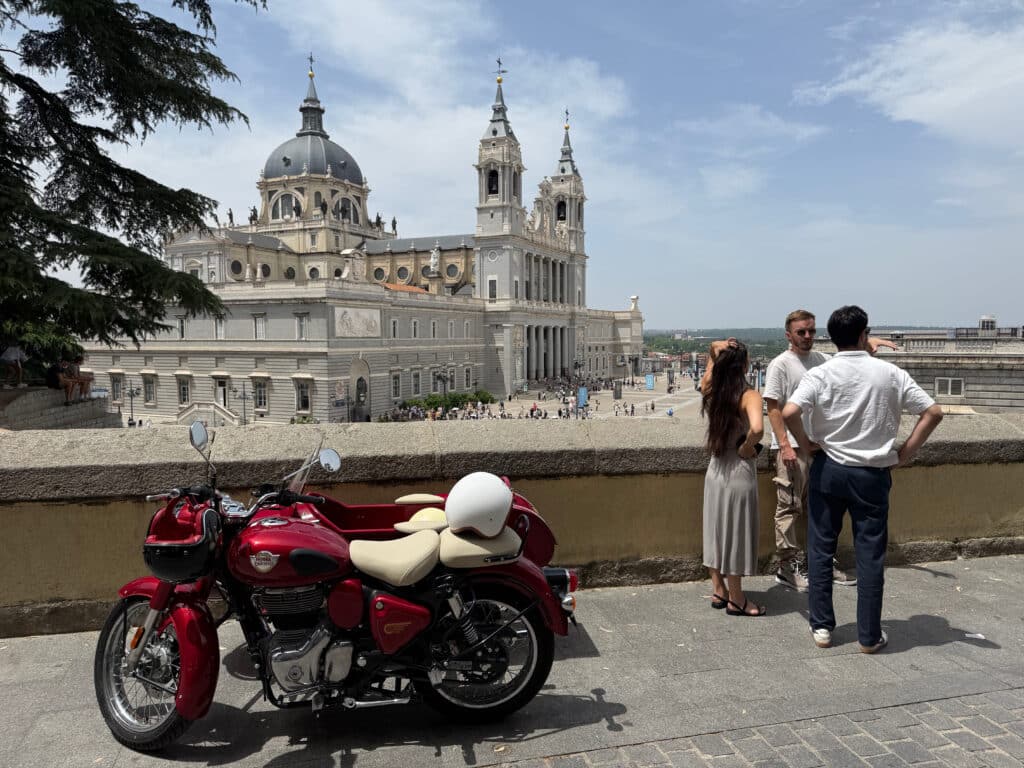 Sidecar tour of Madrid