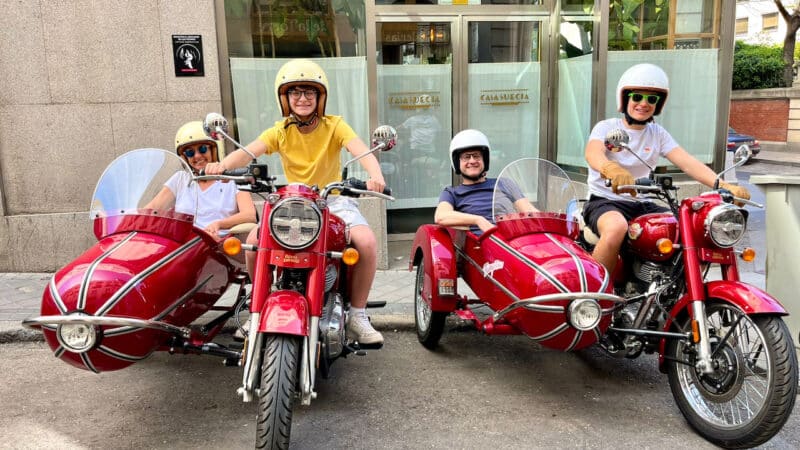 Why You Should Skip the Tuktuk and See Madrid in a Sidecar